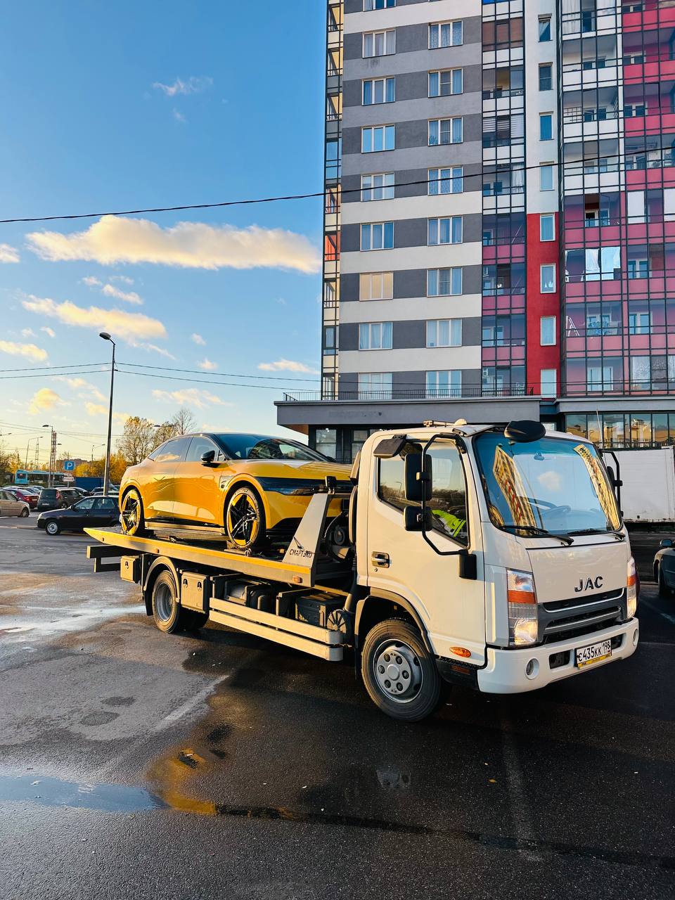 Эвакуация из фуры